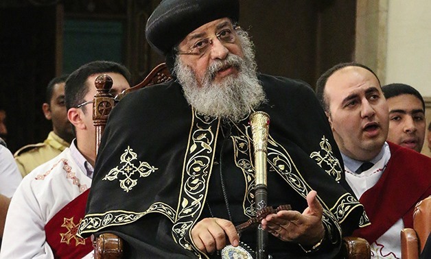 File- FILE - Pope Tawadros II, the Pope of Alexandria and Patriarch of the See of St. Mark