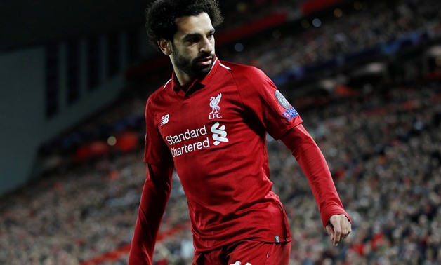 Soccer Football - Champions League - Group Stage - Group C - Liverpool v Crvena Zvezda - Anfield, Liverpool, Britain - October 24, 2018 Liverpool's Mohamed Salah during the match Action Images via Reuters/Carl Recine
