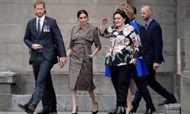 Britain's Prince Harry and Meghan, Duchess of Sussex, visit Pukeahu National War Memorial Park in Wellington, New Zealand, October 28, 2018. REUTERS/Phil Noble
