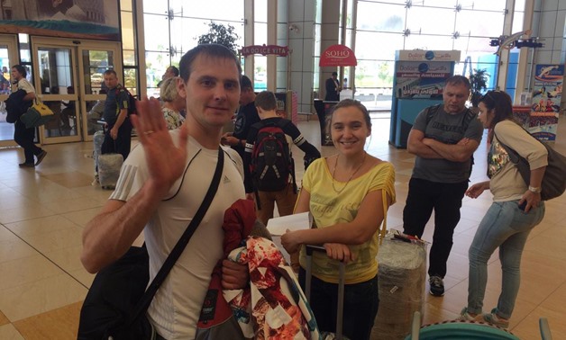 Russian tourists arrive in Sharm el-Sheikh International Airport Oct. 29, 2018 - Egypt Today
