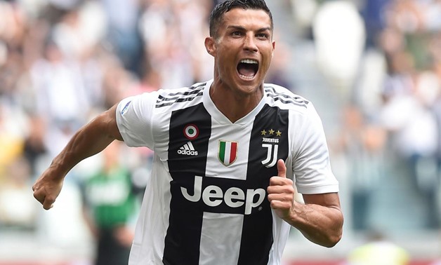 Allianz Stadium, Turin, Italy - September 16, 2018 Juventus' Cristiano Ronaldo celebrates scoring their first goal REUTERS/Massimo Pinca