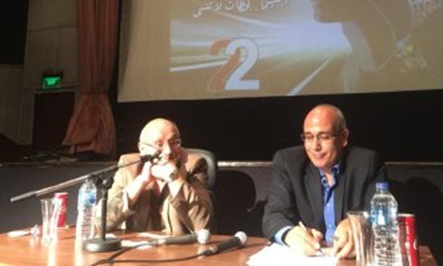 Samir Seif during the press conference - Egypt Today.