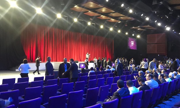 The participants of the World Youth Forum flocked on Friday evening to the theater hall to attend the new play El Za’aer (The Visitor) in addition to a number of performances and dances - Egypt Today
