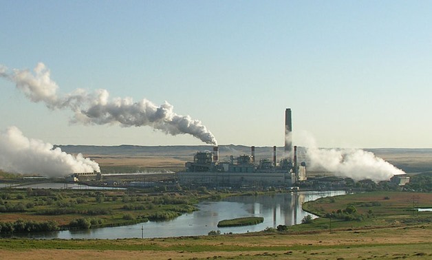 FILE - Dave Johnson coal-fired power plant, central Wyoming – Wikimedia/Greg Goebel