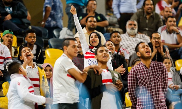Zamalek fan celebrate the team’s victory, Mohamed El Hosary