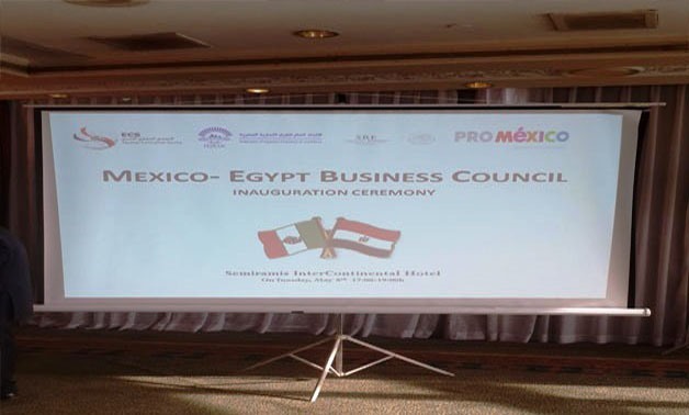 During the launching ceremony of the Egyptian Mexican Business Council in Cairo - Egypt Today/Hanan Mohamed 