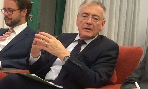German Ambassador to Egypt Julius Georg Luy during meeting with Egyptian journalists at his residency on May 22, 2018 - Press photo/Egypt Today
