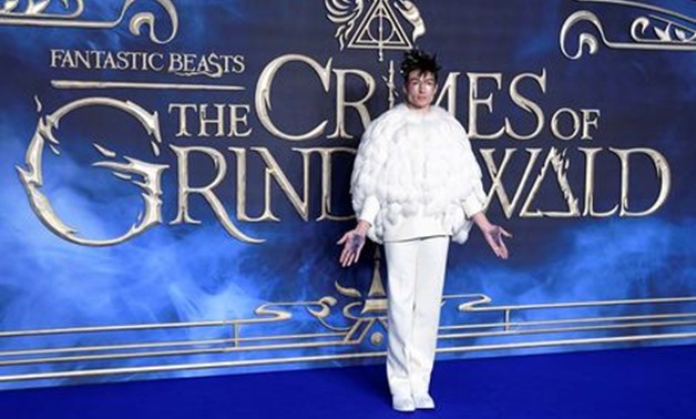 FILE PHOTO: Actor Ezra Miller attends the British premiere of 'Fantastic Beasts: The Crimes of Grindelwald' movie in London, Britain, November 13, 2018. REUTERS/Toby Melville/File Photo
