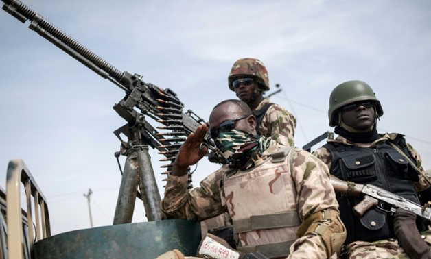 Nigeria soldiers in the northeast regularly complain of insufficient supplies of food and arms in the fight against Boko Haram
