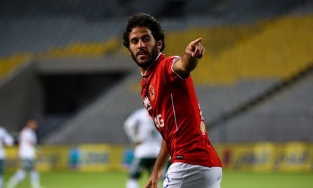 FILE – Al-Ahly and Egyptian national team striker Marwan Mohsen
