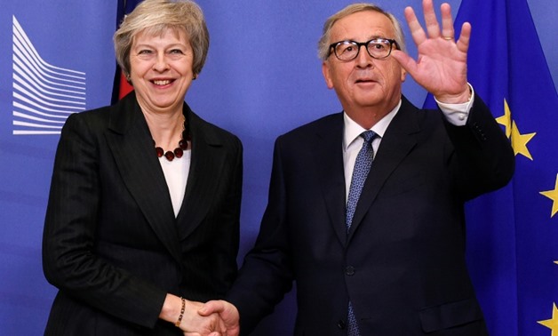 British Prime Minister Theresa May will meet with EU Commission President Jean-Claude Juncker on Saturday
