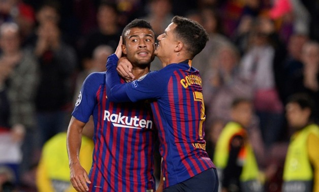Barcelona's Rafinha scored against Inter Milan in the Champions League last month.
AFP/File / Josep LAGO

