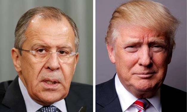 FILE PHOTO: A combination of file photos showing Russian Foreign Minister Sergei Lavrov and U.S. President Donald Trump - Reuters