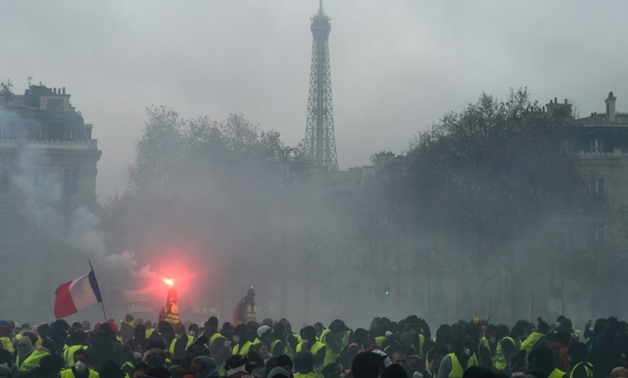 The so-called 'yellow vests' protests first erupted over Fuel tax hikes

