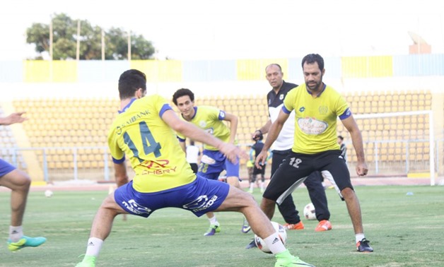 Hosni Abd Raboh during Ismaily's training session - Photo courtesy of Ismaily official website 