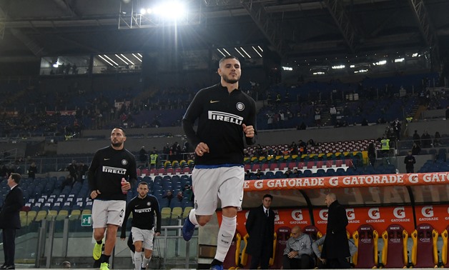 Soccer Football - Serie A - AS Roma v Inter Milan - Stadio Olimpico, Rome, Italy - December 2, 2018 Inter Milan's Mauro Icardi before the match REUTERS/Alberto Lingria
