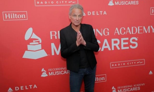 FILE PHOTO: Musician Lindsey Buckingham of Fleetwood Mac arrives to attend the 2018 MusiCares Person of the Year show honoring Fleetwood Mac at Radio City Music Hall in Manhattan, New York, U.S., January 26, 2018. REUTERS/Andrew Kelly/File Photo.