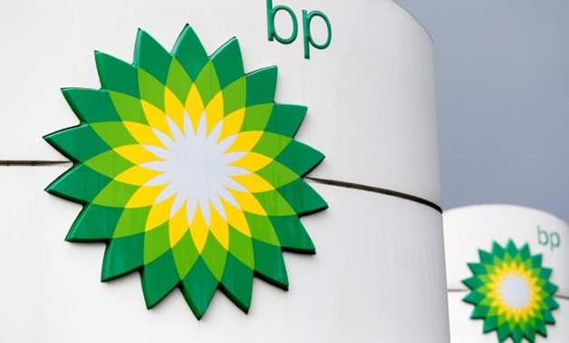 Logos of BP are on display at a petrol station in Moscow, Russia, July 4, 2016. REUTERS/Sergei Karpukhin