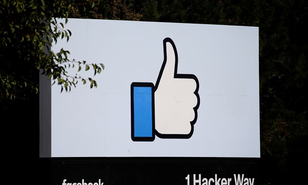 FILE PHOTO: The entrance sign to Facebook headquarters is seen in Menlo Park, California, on Wednesday, October 10, 2018. REUTERS/Elijah Nouvelage/File Photo

