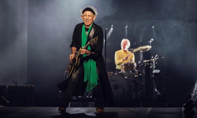 FILE PHOTO: Keith Richards and Charlie Watts of the Rolling Stones perform during a concert at Friends Arena in Stockholm, Sweden, October 12, 2017. TT NEWS AGENCY/Stina Stjernkvist via REUTERS.