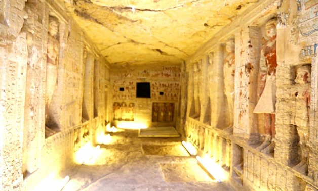 An “exceptionally well-preserved” tomb belonging to a Fifth Dynasty royal priest was discovered at Saqqara by an Egyptian archaeological mission on Saturday - Egypt Today.
