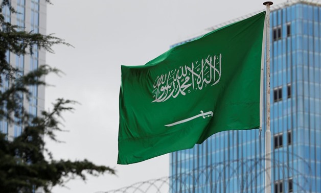 A Saudi flag flutters atop Saudi Arabia's consulate in Istanbul, Turkey October 8, 2018. REUTERS/MuradSezer