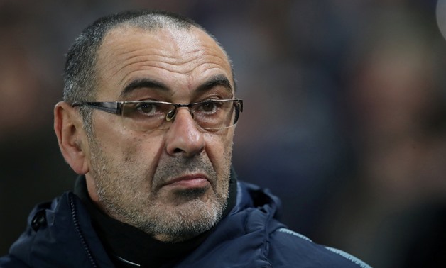 FILE PHOTO: Soccer Football - Europa League - Group Stage - Group L - Chelsea v PAOK Salonika - Stamford Bridge, London, Britain - November 29, 2018 Chelsea manager Maurizio Sarri before the match Action Images via Reuters/Peter Cziborra/File Photo

