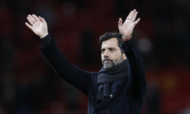 FILE PHOTO: Football Soccer - Manchester United v Watford - Barclays Premier League - Old Trafford - 2/3/16 Watford manager Quique Sanchez Flores at the end of the game Reuters / Andrew Yates Livepic
