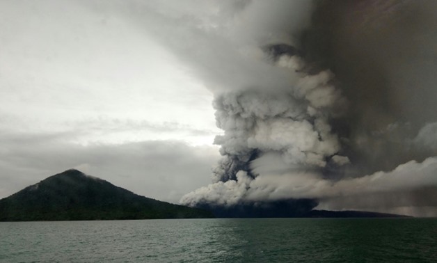 Indonesian authorities raised Anak Krakatoa's status to high alert, the second-highest danger warning
