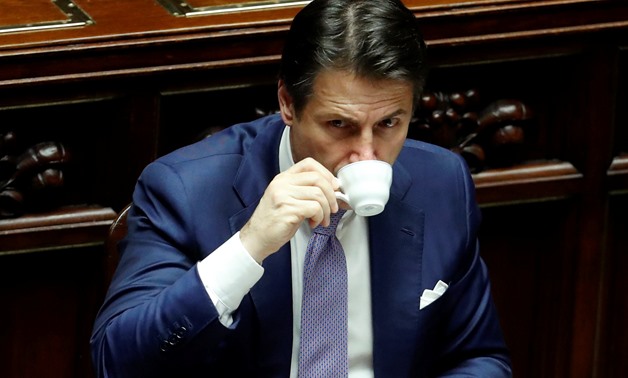 Italian Prime Minister Giuseppe Conte attends a final vote on Italy's 2019 budget law at the Lower House of the Parliament in Rome, Italy, December 29, 2018. REUTERS/Remo Casilli
