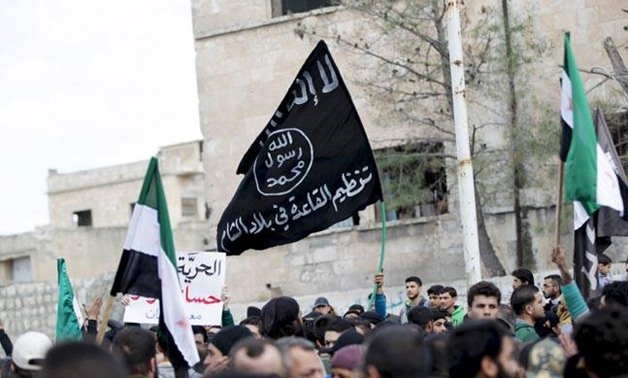 FILE - Al-Qaeda Flag - Reuters