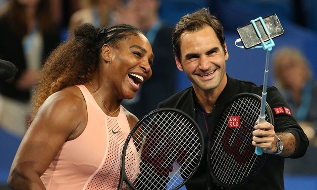 File- Federer and Serena Williams . photo courtesy of Skynews 