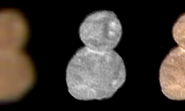 The first color image of Ultima Thule highlights its reddish surface
