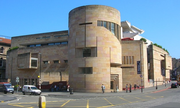 FILE - The Museum of Scotland in Edinburgh via wikimedia commons