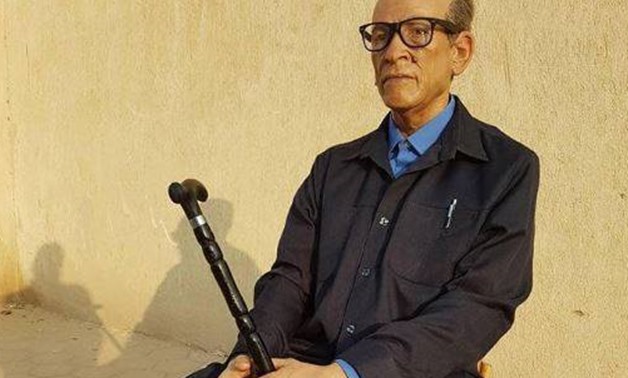 FILE - Naguib Mahfouz statue 
