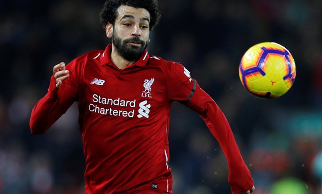Soccer Football - Premier League - Liverpool v Arsenal - Anfield, Liverpool, Britain - December 29, 2018 Liverpool's Mohamed Salah in action REUTERS/Phil Noble EDITORIAL USE ONLY.