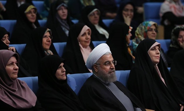 Rouhani surrounded by women official Facebook Page