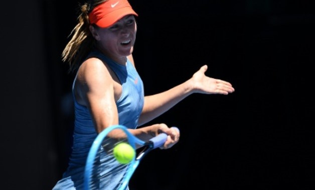 Maria Sharapova, who has struggled with injury since returning from a doping ban in 2017, showed glimpses of her old ruthless self to dispatch Harriet Dart in just 63 minutes AFP
