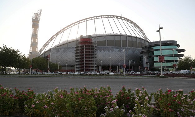 FILE PHOTO: General view of Khalifa International Stadium in Doha, Qatar July 14, 2018. Picture taken July 14, 2018. REUTERS/Ibraheem al Omari/File Photo
