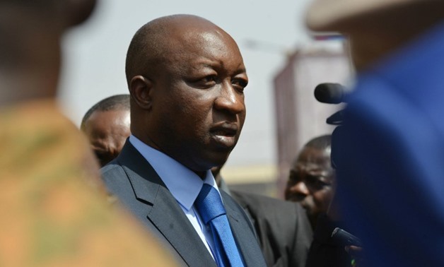 Issouf Sanogo, AFP | Burkina Faso's Prime Minister Paul Kaba Thieba looks on in front of the Splendid hotel during his visit on January 17, 2016, in Ouagadougou, following a jihadist attack claimed by Al-Qaeda in the Islamic Maghreb (AQIM) late on January