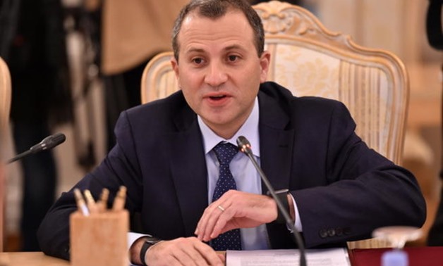 Foreign Minister Gebran Bassil (AFP/File Photo)
