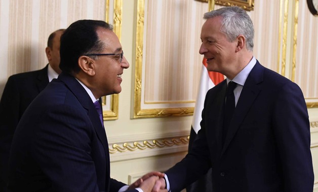 Egypt's PM received Bruno Le Maire in preparation for the upcoming visit of French President Emmanuel Macron to Egypt – Egypt Today