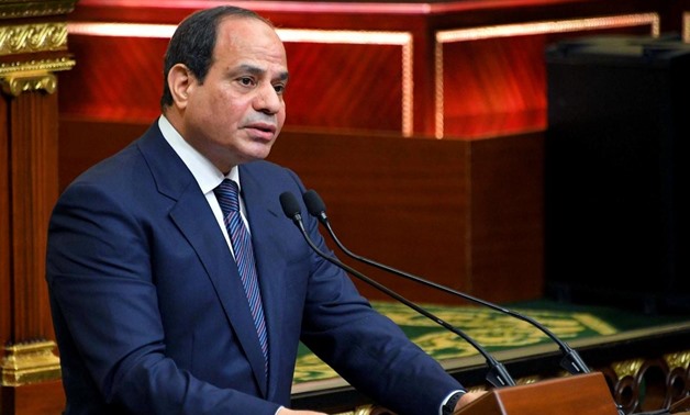 FILE - Egyptian President Abdel Fatah al-Sisi in Cairo, Egypt, June 2, 2018 in this handout picture courtesy of the Egyptian Presidency. The Egyptian Presidency/Handout via REUTERS