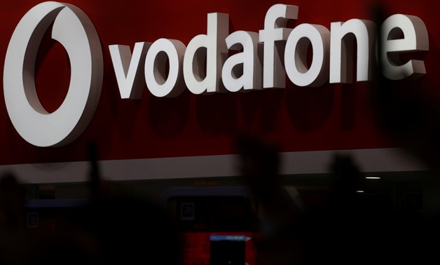FILE PHOTO: The Vodafone logo is seen at the Mobile World Congress in Barcelona, Spain, February 28, 2018. REUTERS/Sergio Perez/File Photo