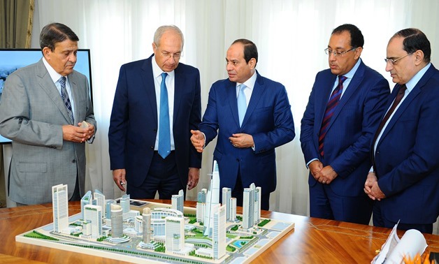 President Abdel Fatah al-Sisi meeting with chairman of the board of directors of the New Administrative Capital
