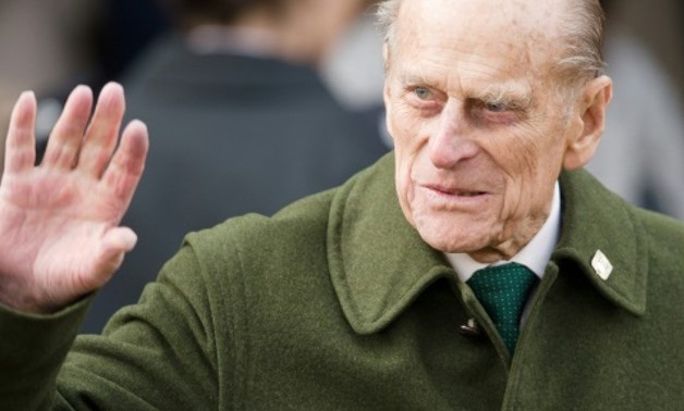 Britain's Prince Philip, seen here in a file image from 2012, was uninjured in the January 17 accident AFP/File