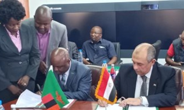 FILE- Agriculture min. signs MoU to build greenhouse vegetable farm in Zambia