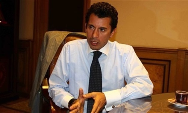 FILE - Egyptian Youth and Sports minister, Ashraf Sobhy 