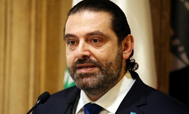 FILE PHOTO: Lebanese Prime Minister-designate Saad al-Hariri speaks during a news conference in Beirut, Lebanon, November 13, 2018. REUTERS/Mohamed Azakir/File Photo
