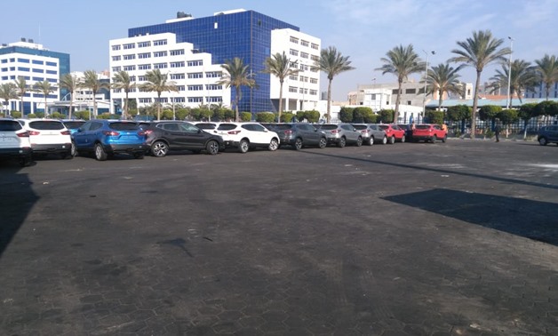 Imported cars parked in Alexandria port in January 2019 - Egypt Today/Heba Hossam 